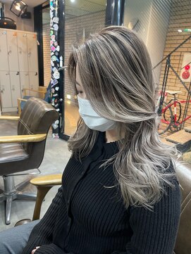 ラフ(LAFF) #黒髪#ボブルフ#ネビージュ#小顔#ワンレン