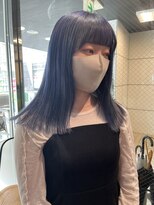 ヘアーアンドメイク ビス(HAIR&MAKE bis)&nbsp;色落ちも可愛い♪ブルーラベンダー【多田　華歌】