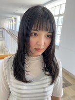 ビュートリアム 神戸(BEAUTRIUM)&nbsp;顔周りレイヤー/レイヤーカット/セミロング/ロング/20代/30代