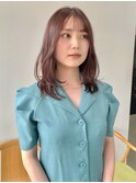 韓国ヘア似合わせレイヤーカット前髪顔周りカット大人美人