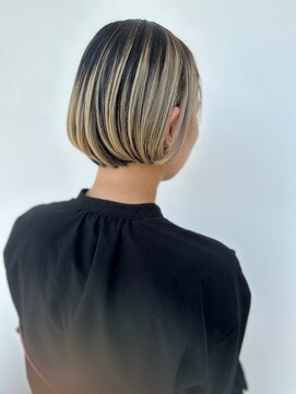 イーストハムアネーロ(EAST HAM anello) ミニボブ/アッシュホワイト/アンブレラカラー