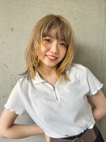 ヘアーデザイン アルエ(HAIR×design ARUE) nudie beige×yellow