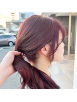 美容室 アイディー i-dee ボルドー(ブリーチなしダブルカラー)
