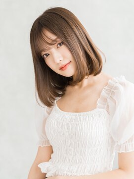 カンナ つくばみどりの(Canna) レイヤーカット/ウェットヘア/オリーブベージュ[つくばみどりの]