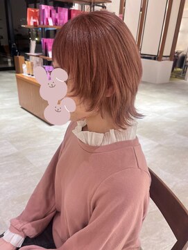 サラビューティーサイト 志免店(SARA Beauty Sight) 【あんstyle】お洒落ウルフ＆ニュアンスピンク！