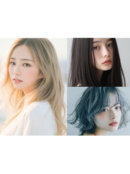 [当日予約OK]カットカラー\8500でトレンドカラー★ダブルカラー/ハイライト/インナーカラー/ケアブリーチ