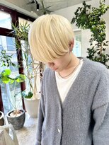 ヲタク(wotaku.) メンズハイトーンメンズダブルカラーブロンドハイトーンマッシュ