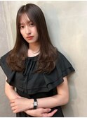 【qpula 城慎太郎】ロングレイヤーカット＋アッシュブラウン