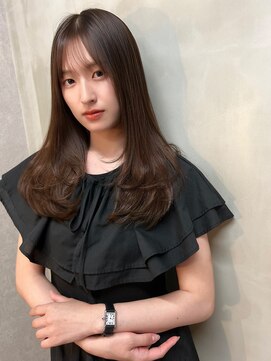 クプラ(Qpula) 【qpula 城慎太郎】ロングレイヤーカット+アッシュブラウン