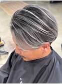 men'sバレイヤージュ/ブリーチ/韓国マッシュ/ダークアッシュ