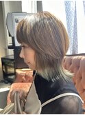 ウルフスタイルポイントブリーチオンカラーカーキ