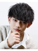 無造作ツイストスパイラルショートマッシュ