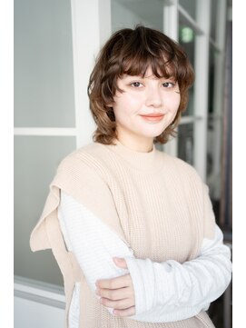 マグノリア オモテサンドウ(MAGNOLiA Omotesando) マッシュウルフのニュアンス柔らかパーマ・・・HINATA