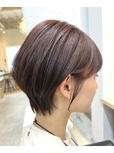 デイズ ヘアー デザイン(DAY'S hair design) ショートボブ＆ピンクブラウン【西田辺・イルミナカラー・小顔】