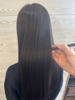 ヘアデザイン アズール(hair design azure)の写真/毎朝アイロンを10分以上している方/縮毛矯正をかけてもすぐ戻る方…成功数の多い髪質改善美容室にお任せ！