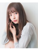 【セミロング/ナチュラルストレート】ホーム髪質改善