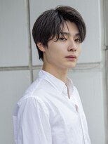 シティ(CITY) 小久保styleフェザーパーマグレーブルーカラー刈り上げショート