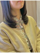 ハーティーモトヤワタ(hearty MOTOYAWATA) ミディアム×レイヤースタイル