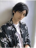 aRietta麻布＊ショート×スパマッシュ/センターパート/黒髪