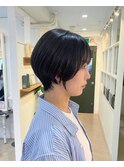 【恵比寿 LIBRE】前髪ストレート×大人ショート