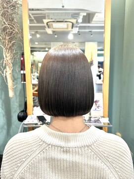 トリコ ショップアンドヘアサロン(tricot shop hair salon) 簡単スタイリング/まるみボブ