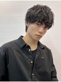 シャドウパーマ/フェザー/スパイキーショート/表参道/men's