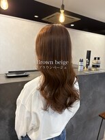 アールヘアー(ar hair) 【三浦直美】冬はブラウンベージュで柔らかく
