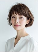 大人の洗練オン眉ショート