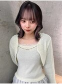 【momoa】くびれ巻きミディアム×インナーピンク《レイヤー》