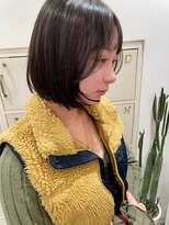 カシータヘアー(Casita hair) 切りっぱなしボブ/シアーブラウン/艶髪