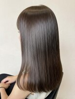アプリール 北見(Aprire)&nbsp;モカブラウン艶髪髪質改善ロング艶髪くびれヘア夏カラー