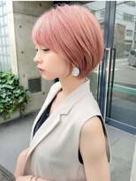 ロンドシトリン 四条烏丸(Lond citrine) 岡田洸太/韓国ボブ/韓国レイヤー/縮毛矯正/ヘーゼルベージュ