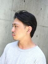 ガズル ハラジュク(GUZZLE HARAJUKU)&nbsp;30代メンズ　ビジネス大人センターパート　社会人髪型