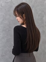 ラベルムバイエーケー(La Belleme by AK)&nbsp;艶髪ダークブラウンロングストレート