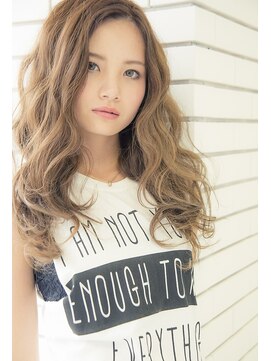 ヘアサロン ドットプラス 町田店(dot. plus) ロング×外国人ウェーブ×透明感アッシュ【dot.plus 町田】