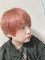 フィーリー ヘア デザイン 太田店(feAry)&nbsp;ピンクヘアで小悪魔的可愛さ　　ピンクベージュ