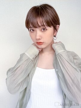 オーブ ヘアー デイジー 熊本東本町店(AUBE HAIR daisy) 20代・30代_大人丸みショート