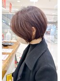 【morio札幌】札幌ショート 大人かわいい丸みショートボブ