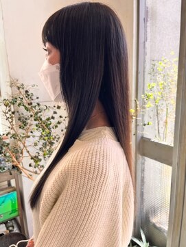 ニコナチカ(nico nachika) 暗艶マットアッシュストレート