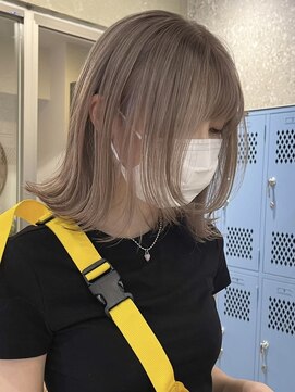 サンクプロジェクト(cinq PROJECT) ミルクティーベージュダブルカラーケアブリーチハイライト