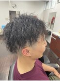 メンズツイストフェードスタイル