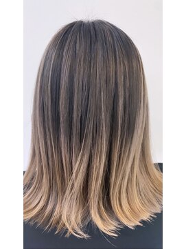 アプリバイリアン 浦和2号店(appri by Rien) ミディアムヘア/ショコラベージュ/ボブルフ/魅力倍増カール