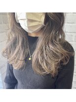 ハピネス クローバー 学園前店(Happiness CLOVER)&nbsp;大人可愛い　韓国風くびれヘア　透明感カラー　小顔カット