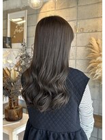 ハナタバ(hanataba)&nbsp;＊ブリーチなしグレージュでくすみカラー＊