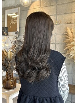 ハナタバ(hanataba) ＊ブリーチなしグレージュでくすみカラー＊