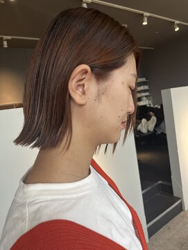 ヘアーエスクールシーユー 枚方T-SITE店(hair S.COEUR×Cu) レイヤーボブ/ヘイリーボブ/大阪枚方美容室