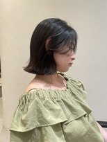 ノーレン 銀座(NOREN)&nbsp;切りっぱなしボブ/ 顔まわり/ナチュラル/銀座