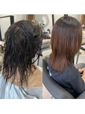 20代30代40代髪質改善酸熱トリートメント感ストレート