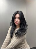 ブルージュ／レイヤーカット/艶髪スタイル/オリーブベージュ