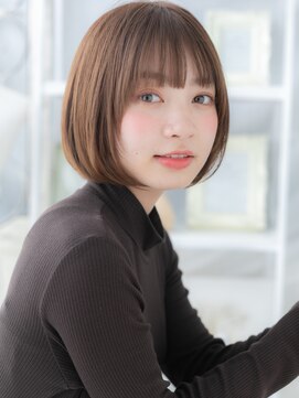 モッズヘア 上尾西口店(mod's hair) 外国人風ことりベージュ小顔切りっぱなしボブh3上尾20代30代40代